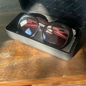 Balenciaga Black Sunglasses with case